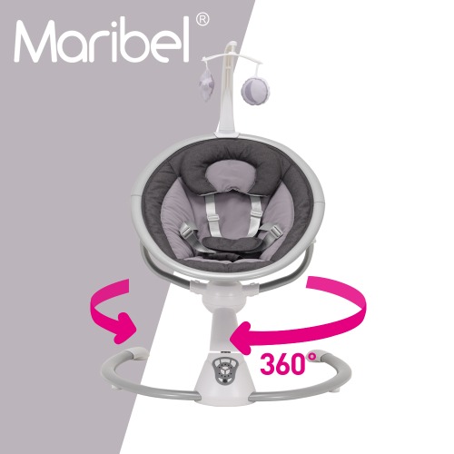 [마리벨] 스핀 코지 360 각도조절 스마트바운서 STD 차콜네이비 [색상선택]